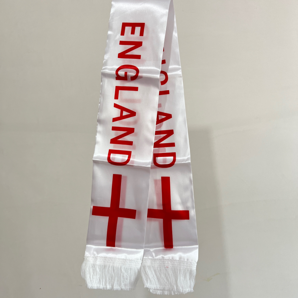 Badminton England - England Flags Scarf 14x130cm National Team