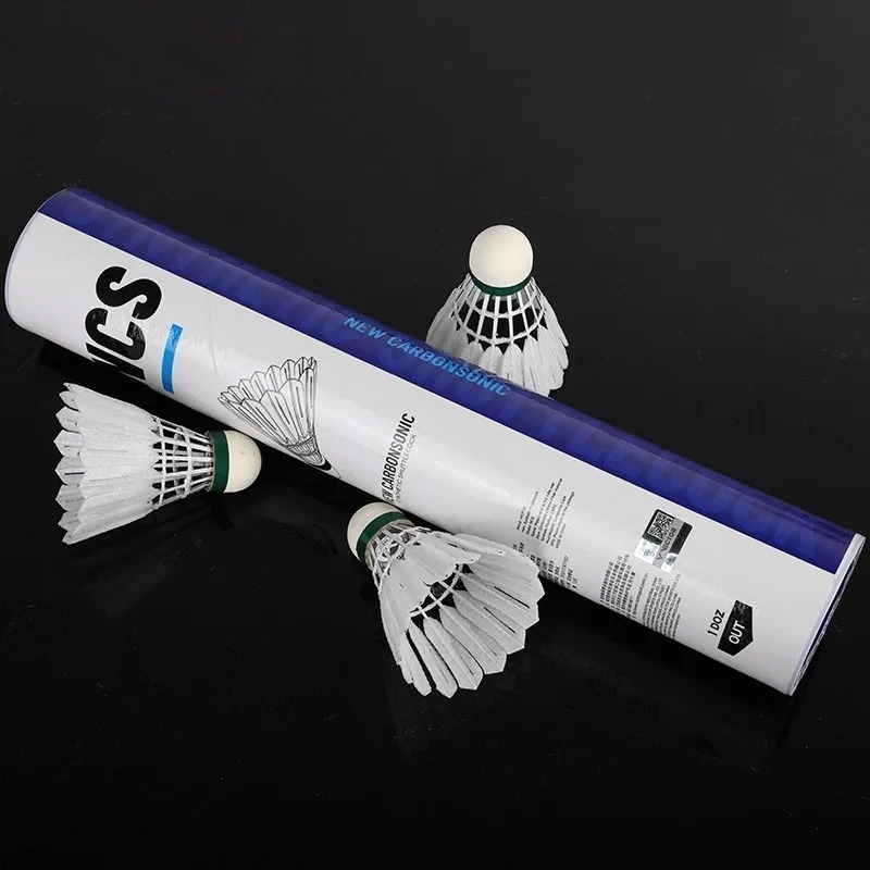 Nylon Shuttlecock 12 - New 12 pcs/tube badminton shuttlecocks NCS