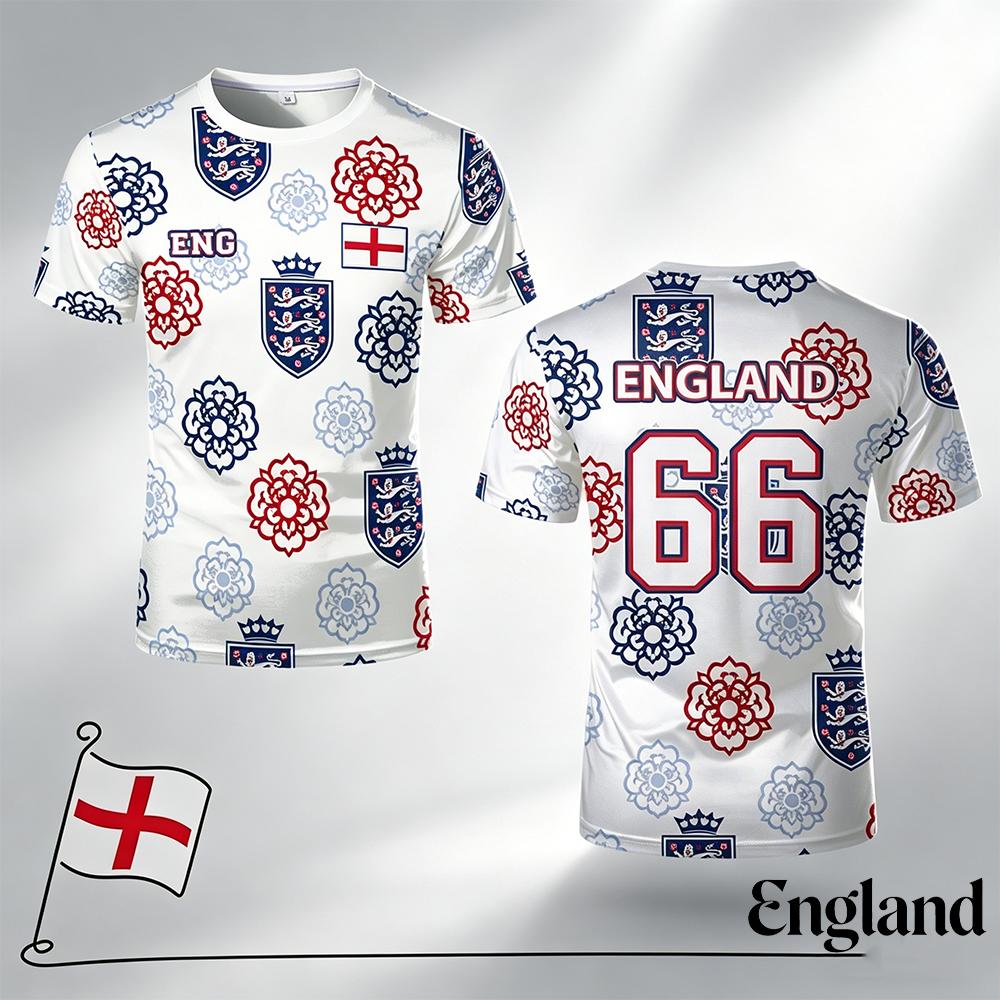 England Flag Print Football Je - đánh giá và giá Badminton England