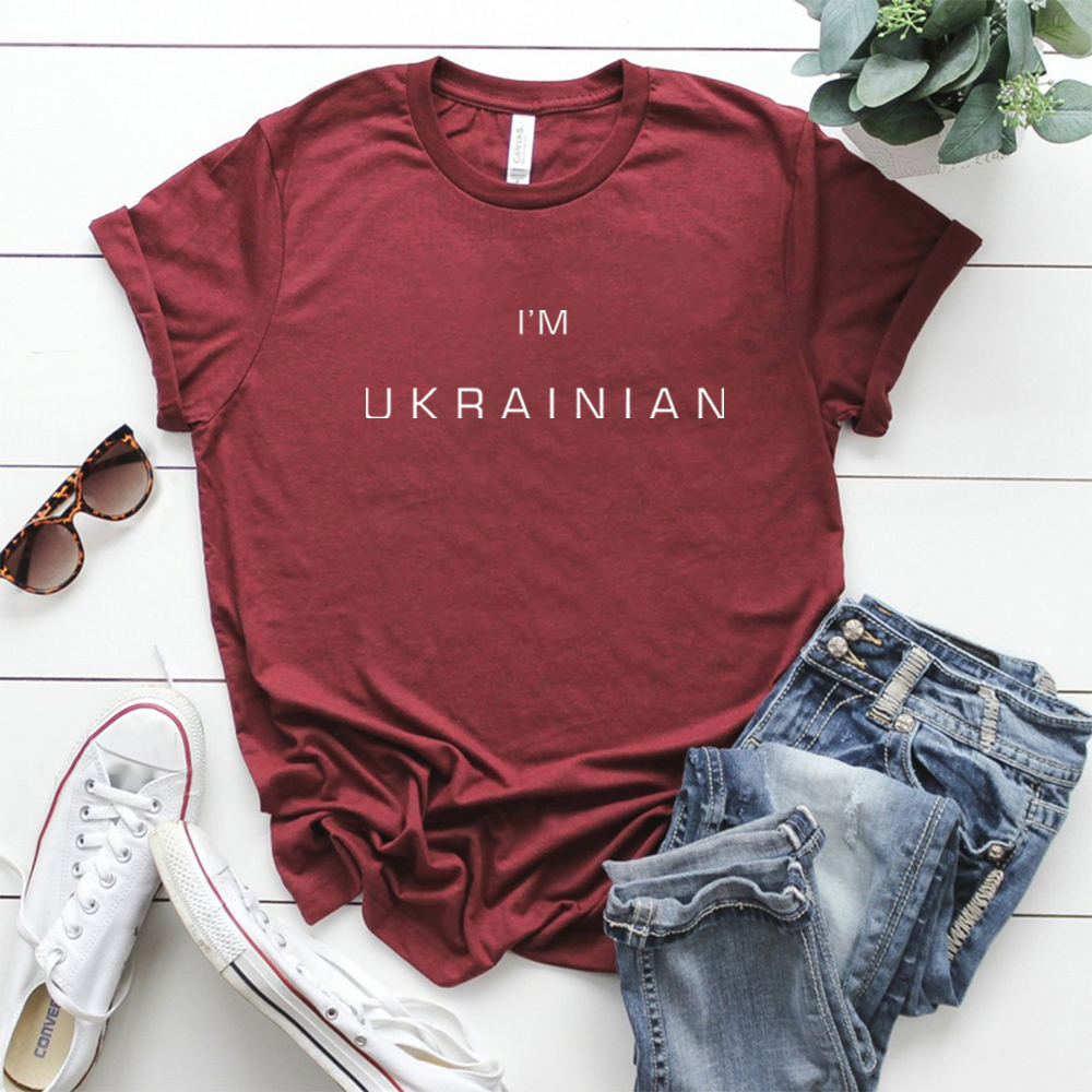 I'm Ukrainian T-shirt Unisex U - đánh giá và giá Badminton Indonesia