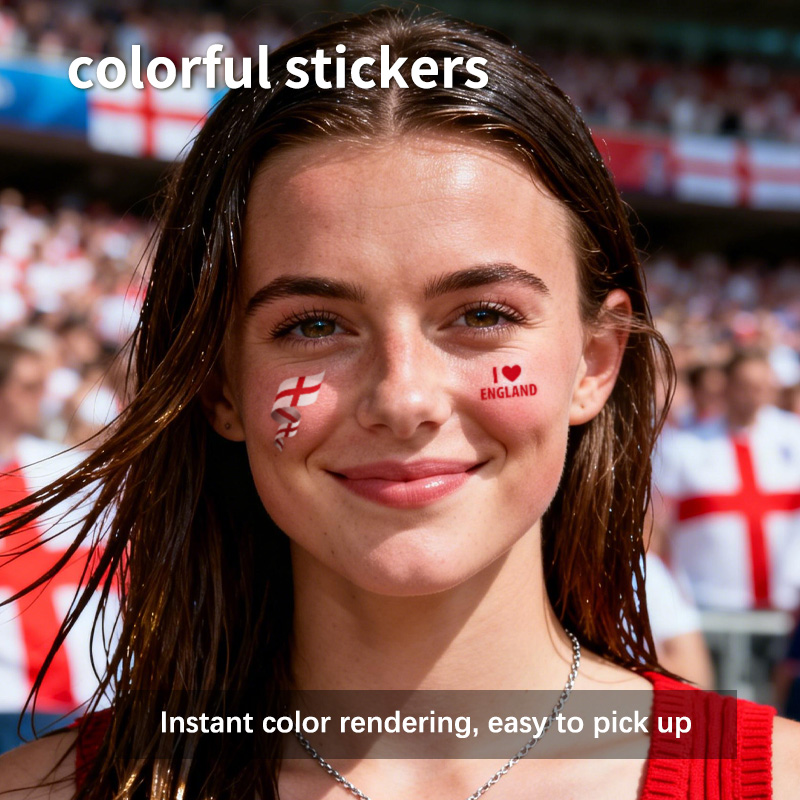England Flag Temporary Tattoo  - đánh giá và giá Badminton England