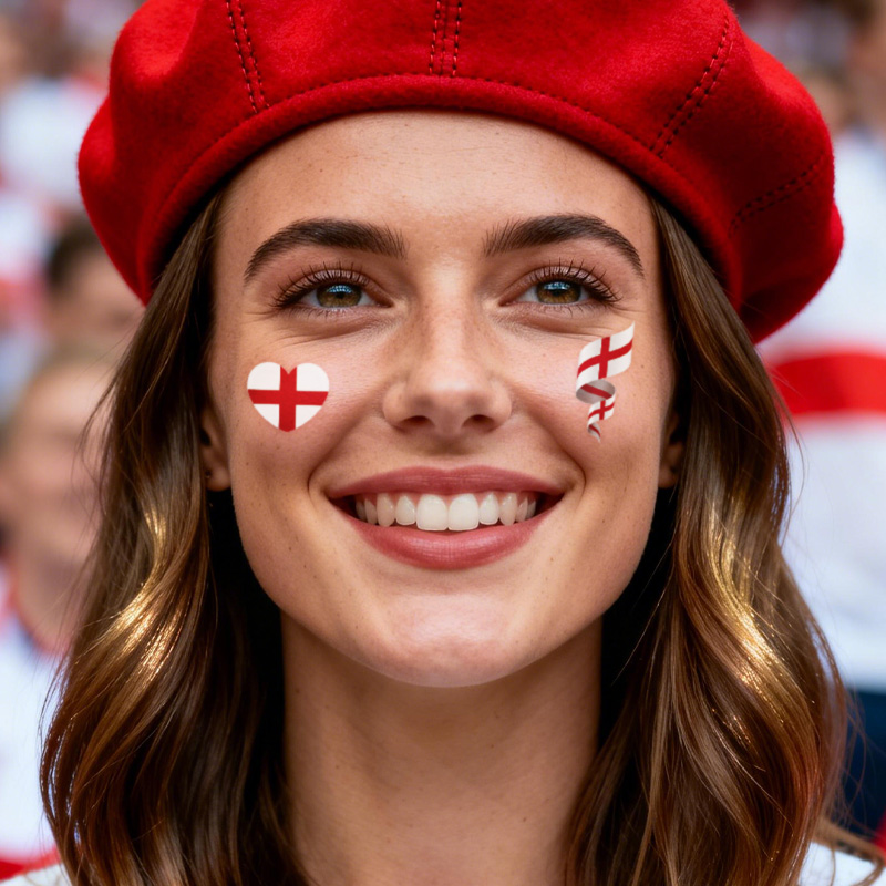 England Flag Temporary Tattoo  - đánh giá và giá Badminton England