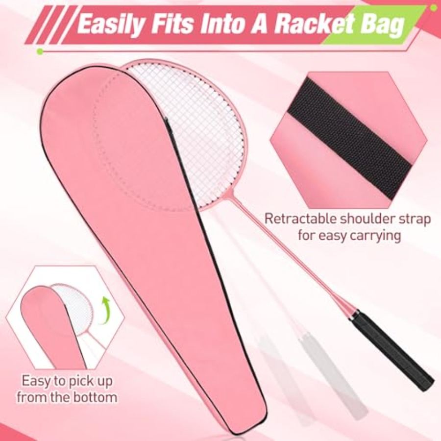 6 Packs Badminton Rackets Set  - đánh giá và giá Nylon Shuttlecock 12