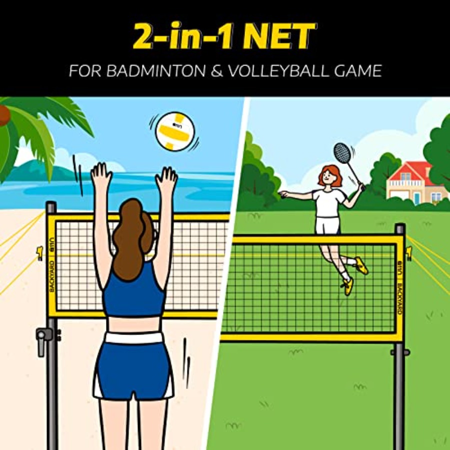 Outdoor Volleyball and Badmint - đánh giá và giá Badminton Badminton