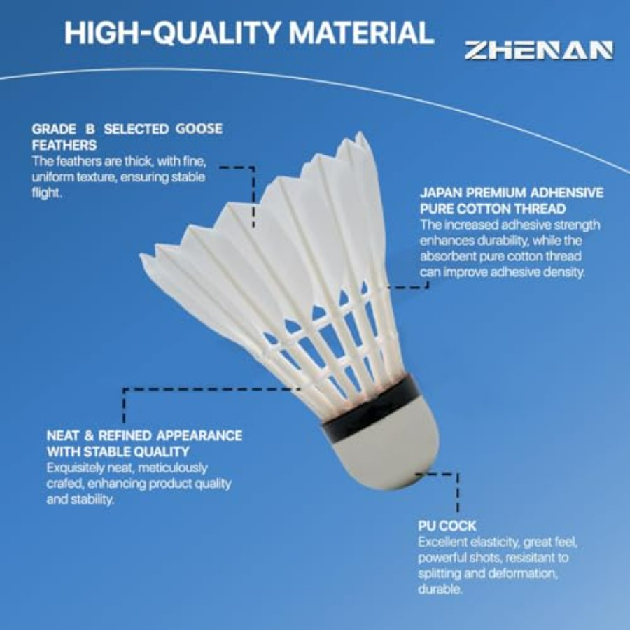 Badminton Birdies, Badminton S - đánh giá và giá Nylon Shuttlecock 12