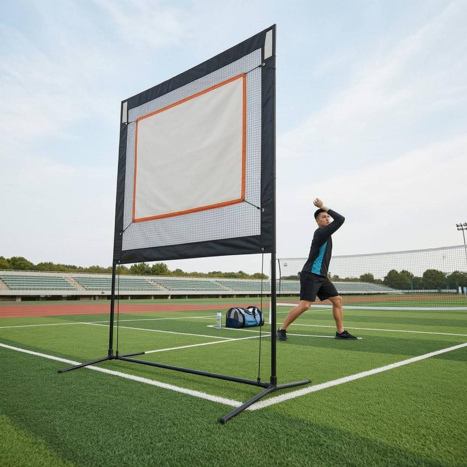 Badminton Practice Net with Ca - đánh giá và giá Badminton Netting