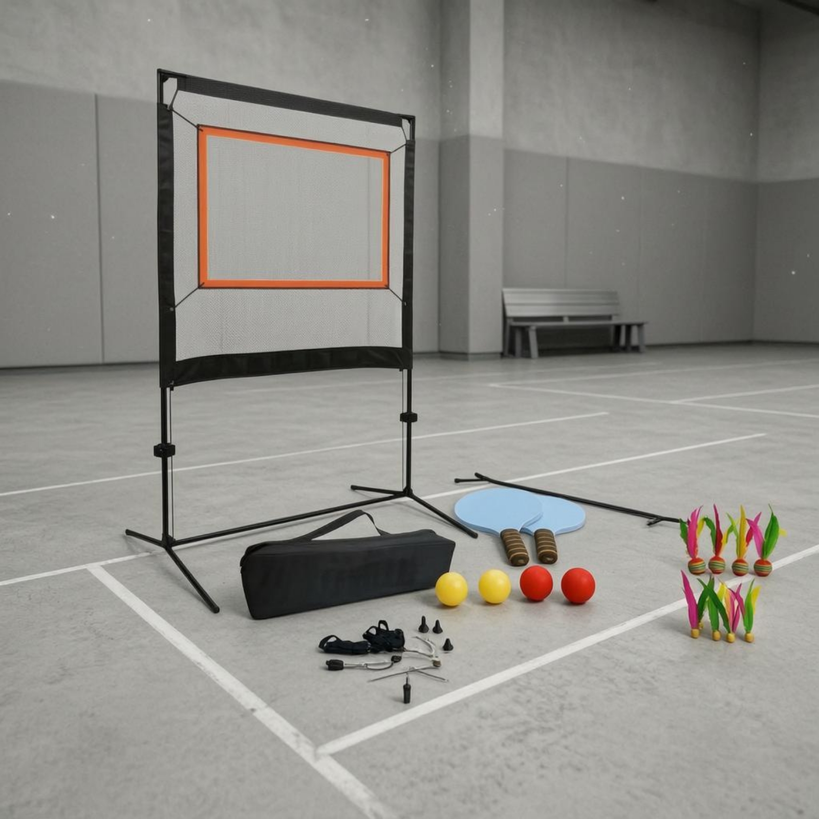 Badminton Practice Net with Ca - đánh giá và giá Badminton Netting