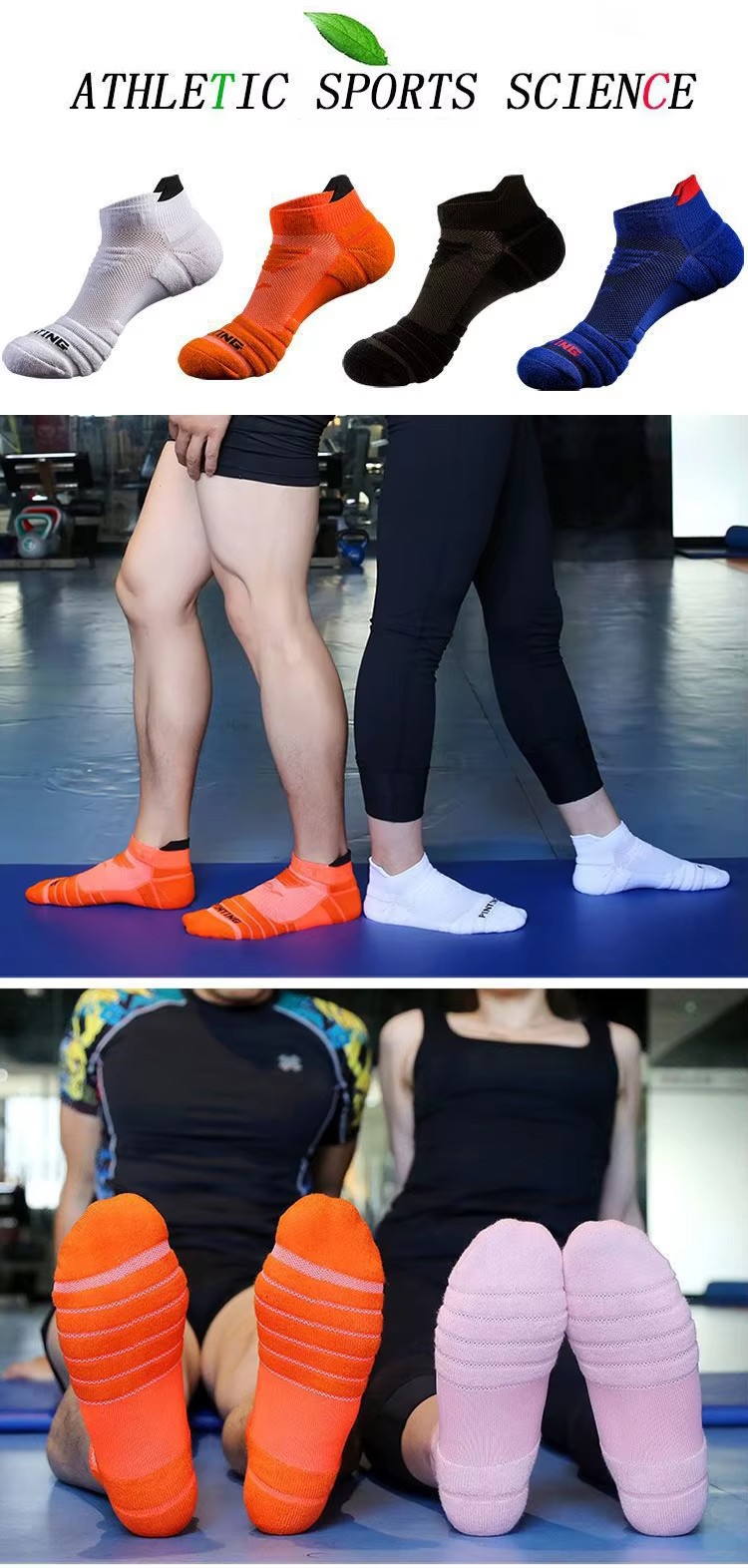 Sports socks men's running pro - đánh giá và giá Ankle Support Badminton