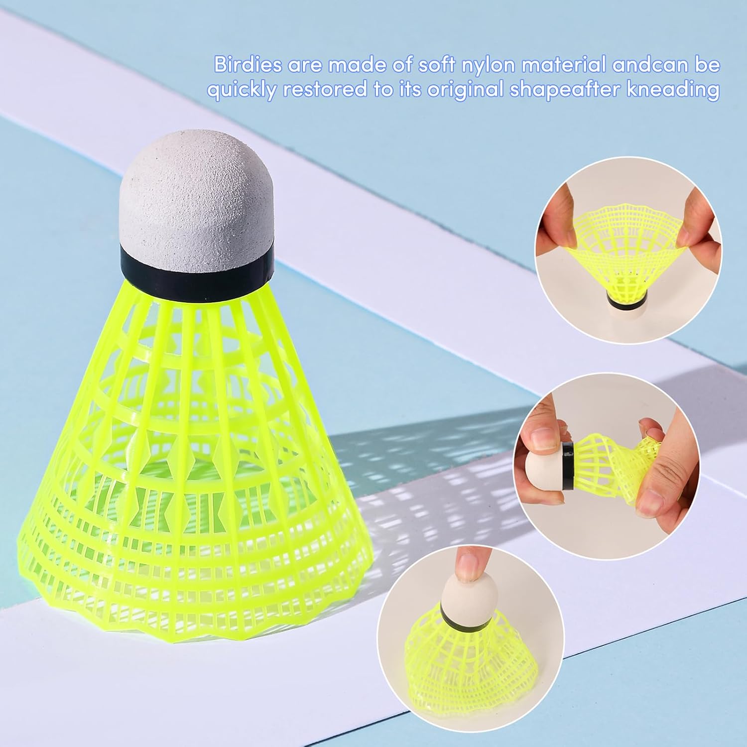 12 Pack Nylon Badminton Shuttl - đánh giá và giá Nylon Shuttlecock 12
