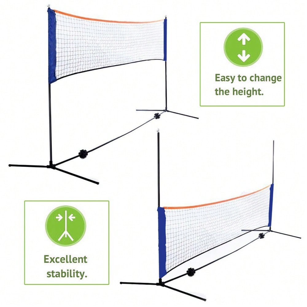 10x5FT Portable Adjustable Bad - đánh giá và giá Badminton Netting